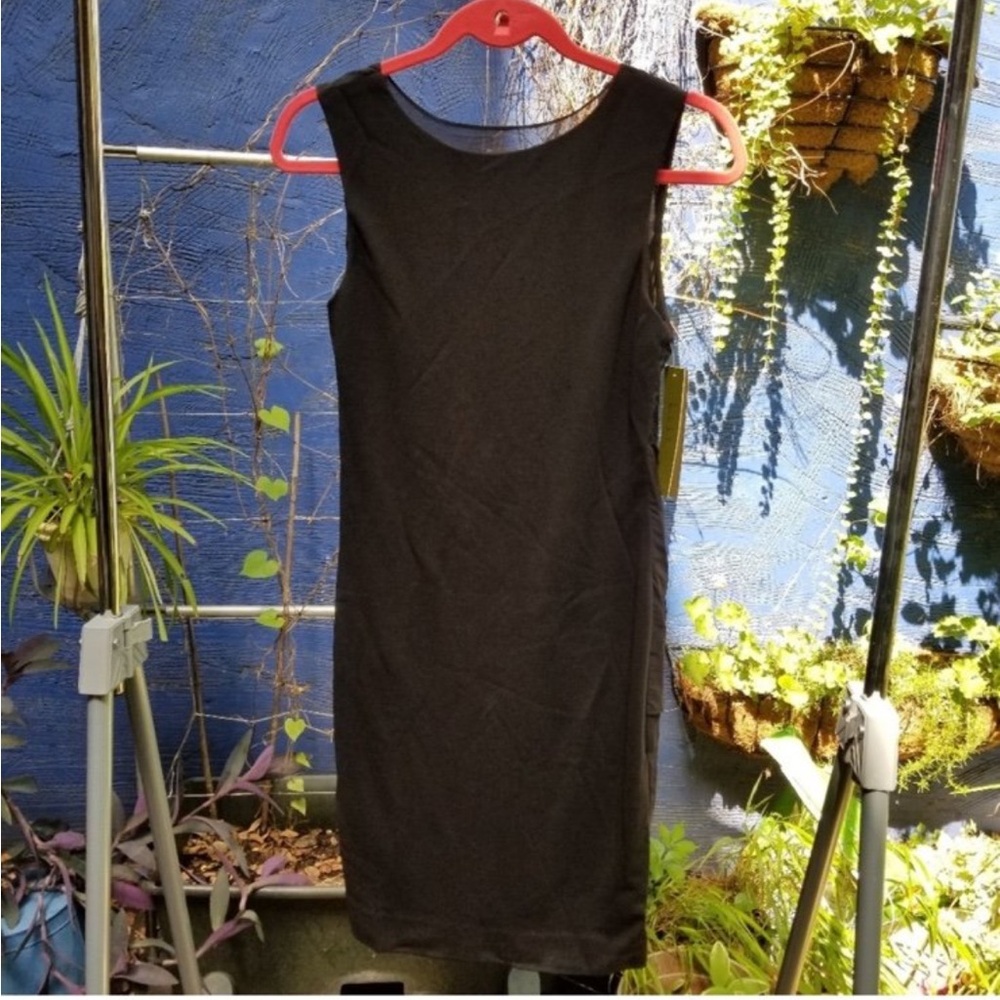 Nicole Miller Draped Back Little Black Dress 2 NWT